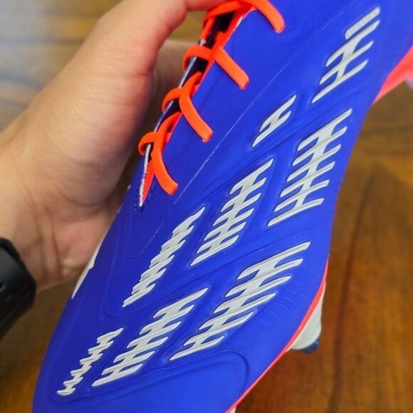 Adidas Predator Elite SG Soft Ground Soccer Shoes Cleats Blue White IF6323 11 - Picture 12 of 15